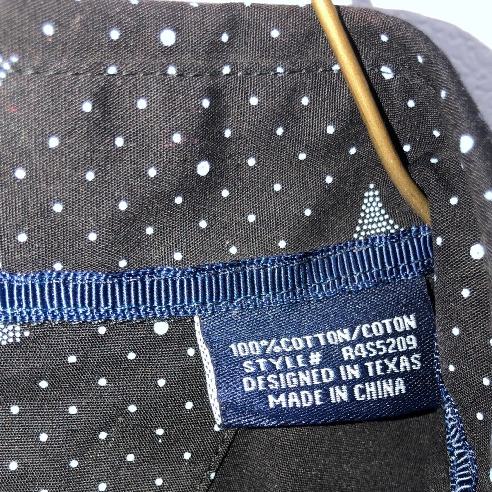 💫Panhandle Slim Roughstock Geometric Snap Down Shirt - Picture 7 of 15